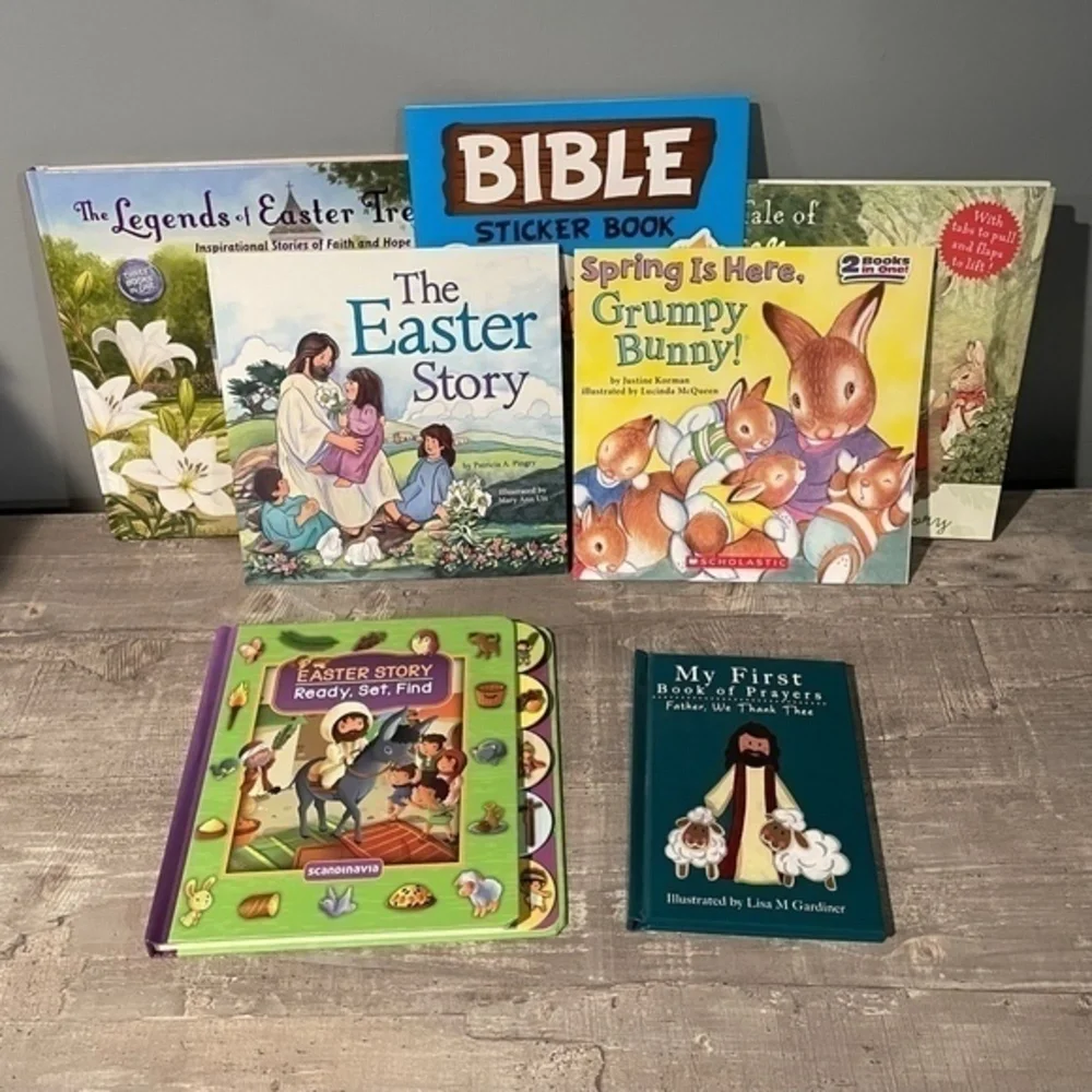 Children’s lot of Easter Story Books-8 books God Jesus Christian Religion